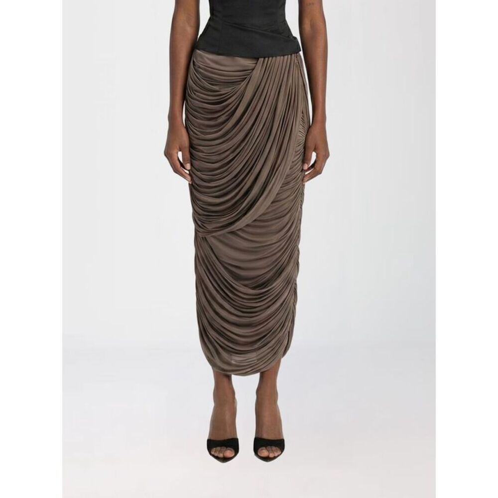 Magda Butrym Women Magda Butrym Draped Cupro Skirt